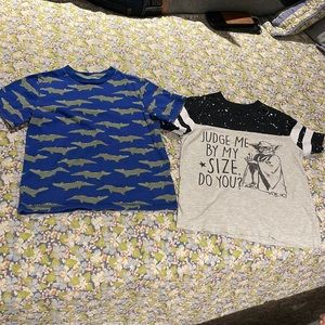 A set of two Gymboree short sleeve T-shirts size 6